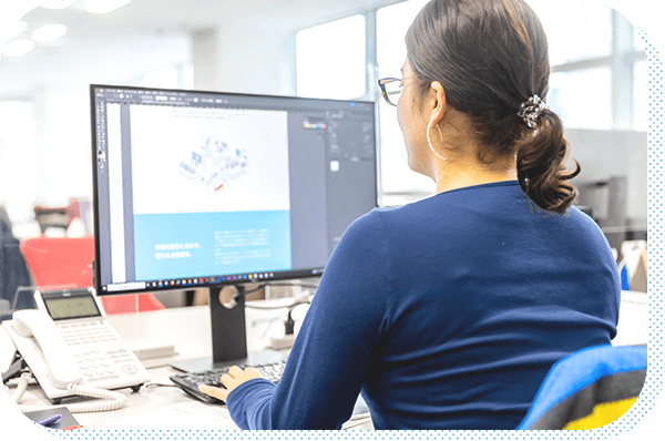 タイアップ記事のデザインを担当